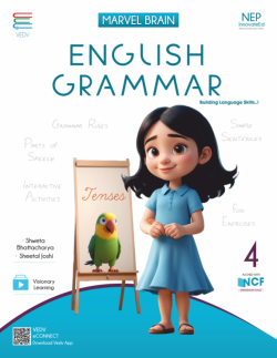 MARVEL BRAIN - English Grammar 4 - 04th book cover